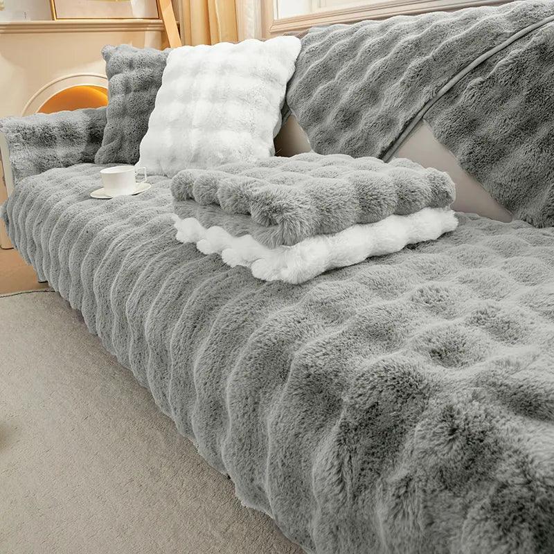 Housse Canapé Plaid Polaire Velours Doux - La Maison de la Housse®