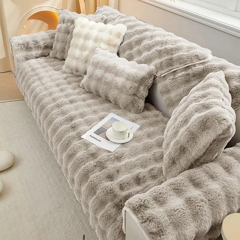 Housse Canapé Plaid Polaire Velours Doux - La Maison de la Housse®