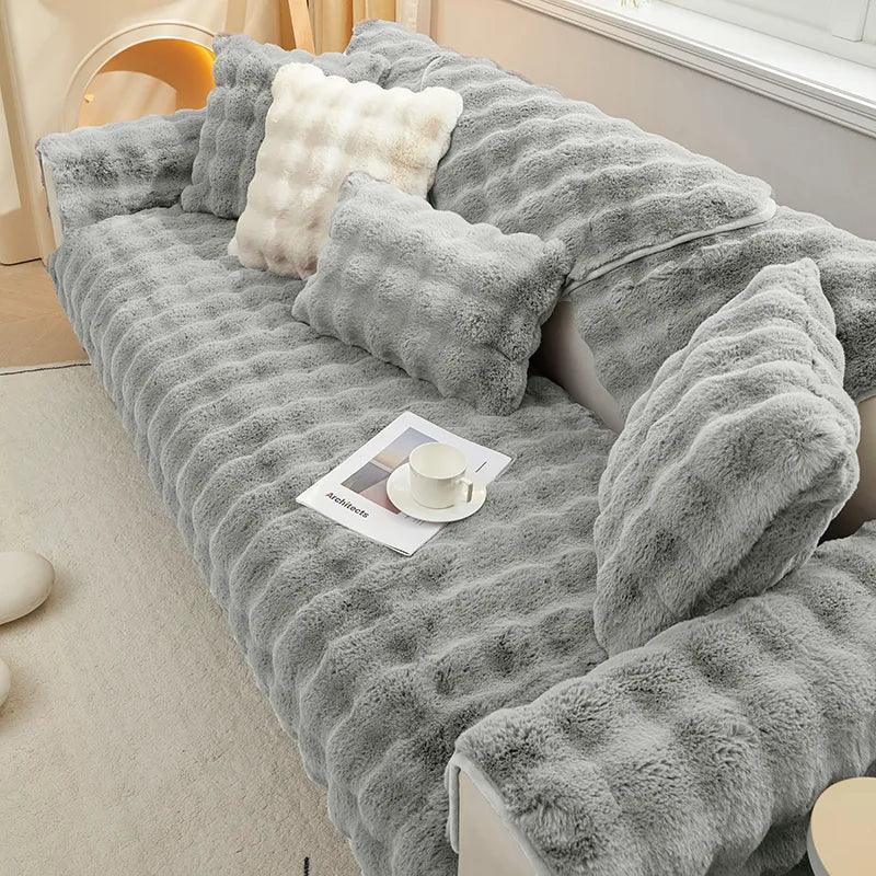 Housse Canapé Plaid Polaire Velours Doux - La Maison de la Housse®