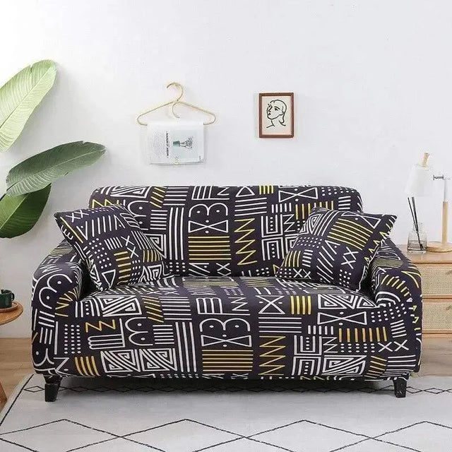 housse-de-canape-ajustables-motif-cypripe – La Maison de la Housse