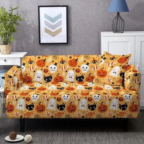 housse-de-canape-citrouille-halloween – La Maison de la Housse