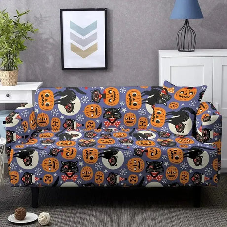 housse-de-canape-citrouille-halloween – La Maison de la Housse