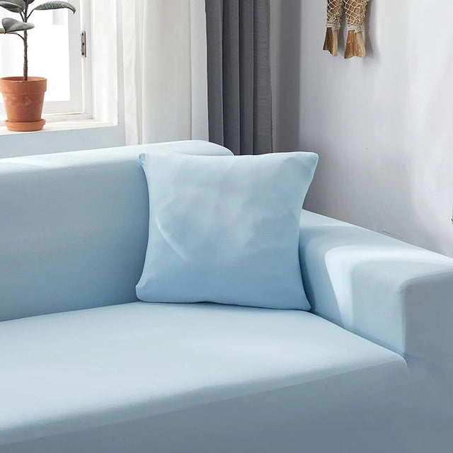Housse De Canapé d'Angle Bleu Clair - La Maison de la Housse®
