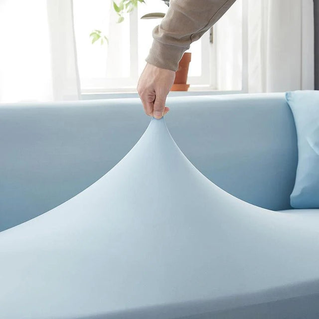 Housse De Canapé d'Angle Bleu Clair - La Maison de la Housse®