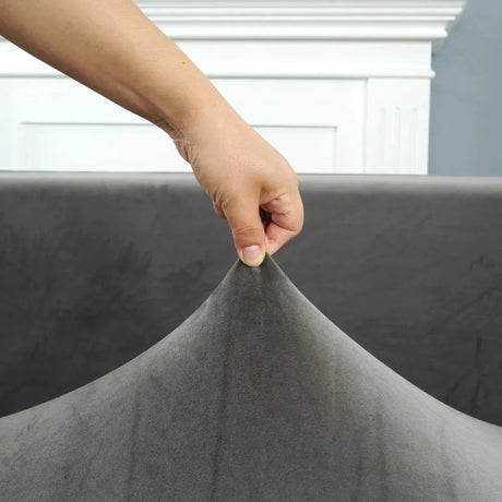 housse-de-canape-dangle-en-velours-gris – La Maison de la Housse