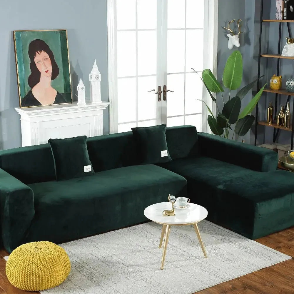 housse-de-canape-dangle-en-velours-vert – La Maison de la Housse