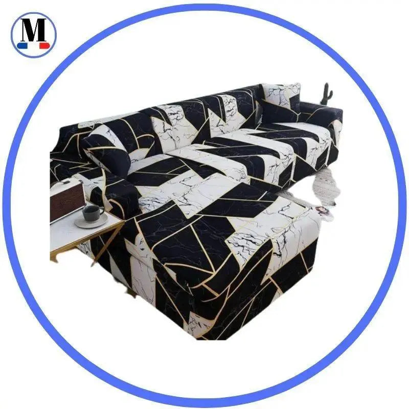 housse-de-canape-dangle-extensibles-motif-galium – La Maison de la Housse