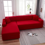 Housse De Canapé d'Angle Rouge Clair - La Maison de la Housse®