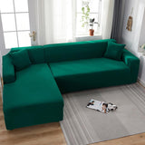 Housse De Canapé d'Angle Vert Foncé - La Maison de la Housse®