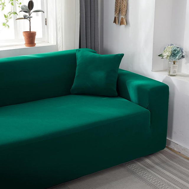 Housse De Canapé d'Angle Vert Foncé - La Maison de la Housse®