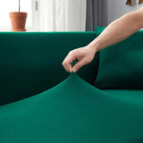 Housse De Canapé d'Angle Vert Foncé - La Maison de la Housse®