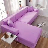 Housse de canapé d’angle Violet clair pour product_type – La Maison De La Housse