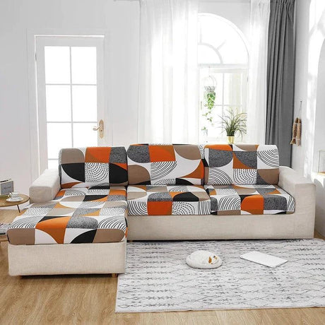 Housse de Canapé Domingo pour Coussin d'Assise et Dossier - La Maison de la Housse®
