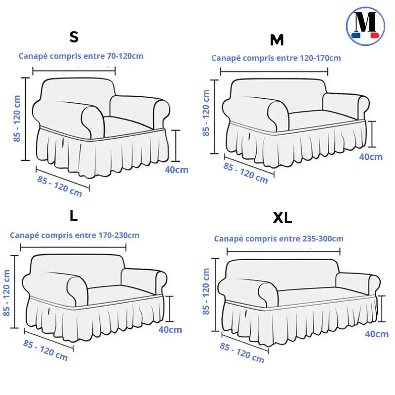 housse-de-canape-en-microfibre-style-jupe-gris-fonce – La Maison de la Housse