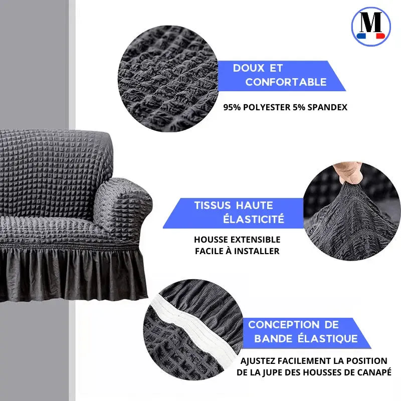 housse-de-canape-en-microfibre-style-jupe-gris-fonce – La Maison de la Housse
