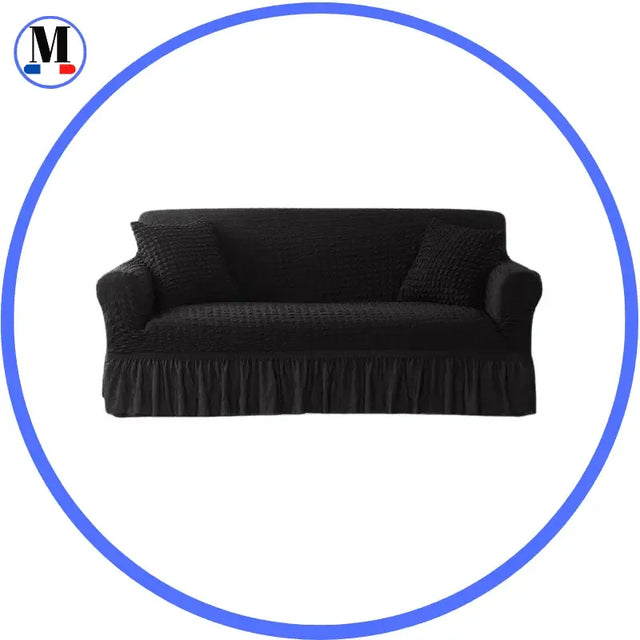 housse-de-canape-en-microfibre-style-jupe-noir – La Maison de la Housse