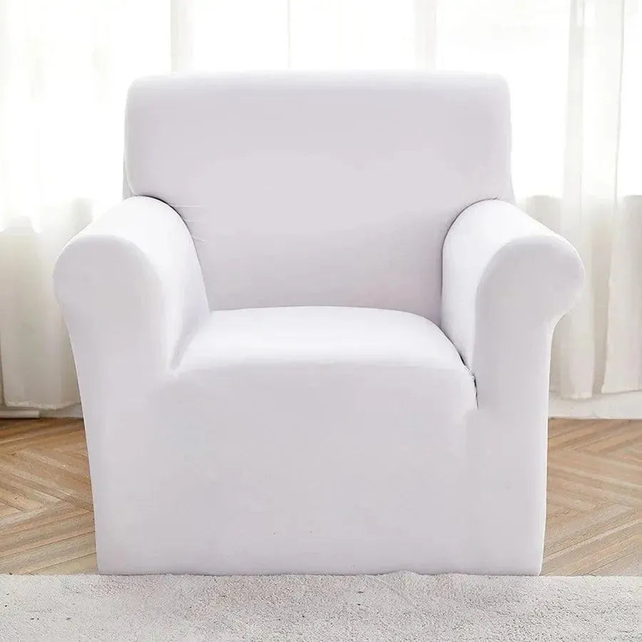 Housse De Canapé Extensible Blanc pour Housse de canapé – La Maison De La Housse