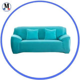 Housse de Canapé Extensible Bleu Cyan pour Housse de canapé – La Maison de la housse