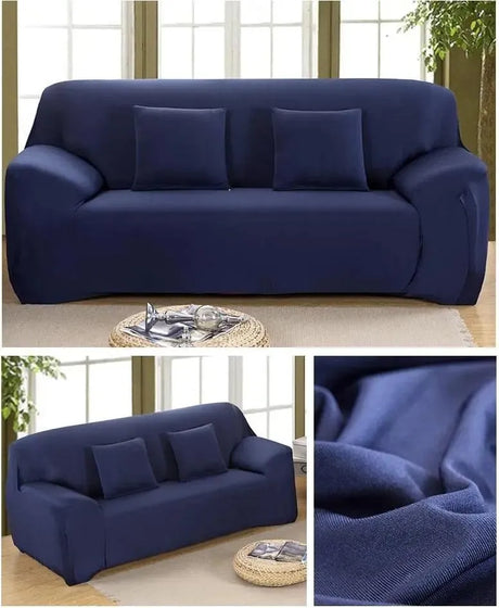 Housse De Canapé Extensible Bleu Nuit pour Housse de canapé – La Maison de la housse