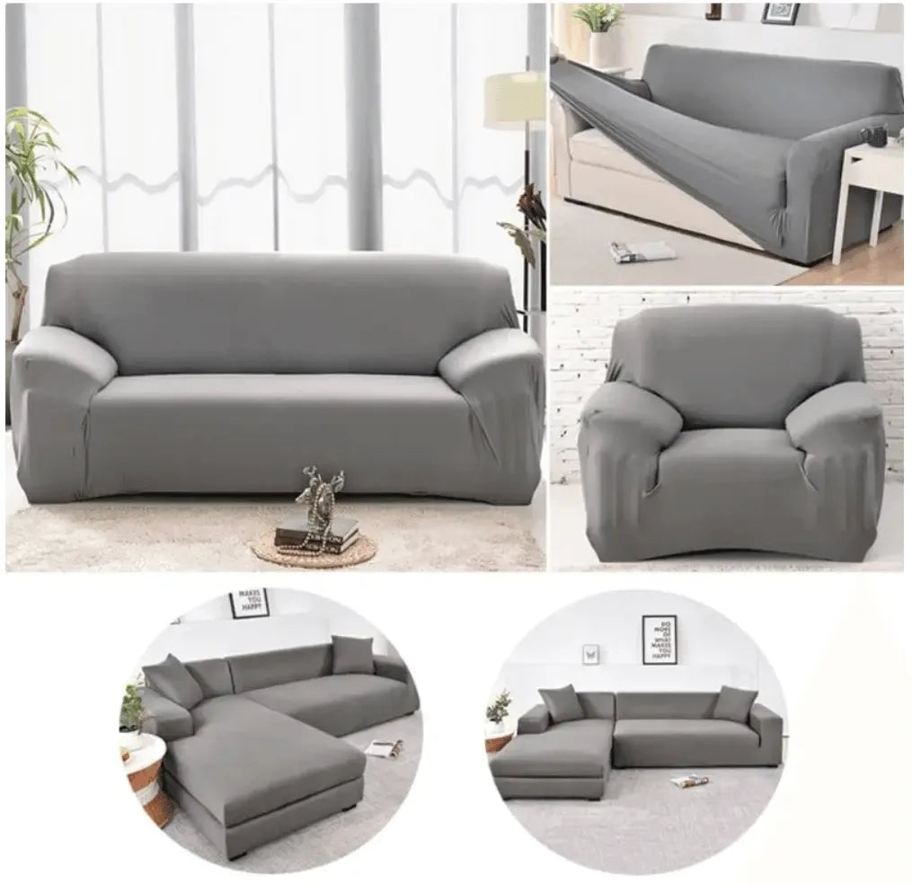 Housse De Canapé Extensible Gris pour Housse de canapé – La Maison De La Housse