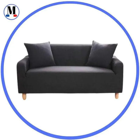 Housse De Canapé Extensible Noir pour Housse de canapé – La Maison de la housse