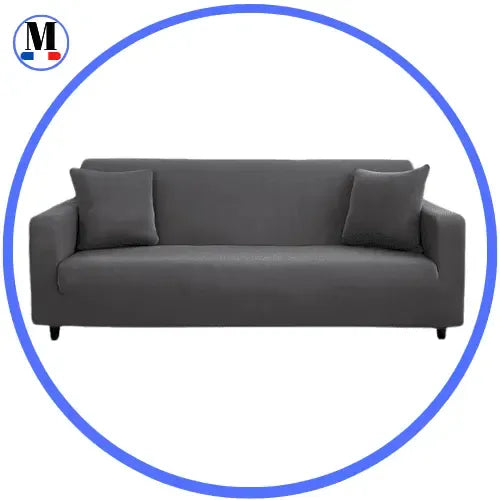 Housse De Canapé Extensible Gris anthracite pour Housse de canapé – La Maison de la Housse®