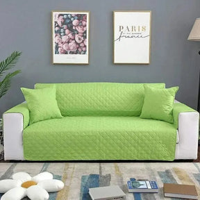 housse-de-canape-impermeable-matelasse-vert-pomme – La Maison de la Housse
