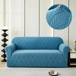 Housse de Canapé Jacquard Bleu - La Maison de la Housse®