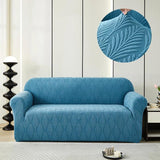 Housse de Canapé Jacquard Bleu - La Maison de la Housse®