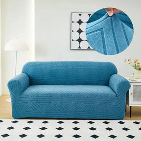 housse-de-canape-jacquard-bleu – La Maison de la Housse