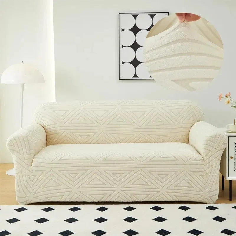 housse-de-canape-jacquard-creme – La Maison de la Housse