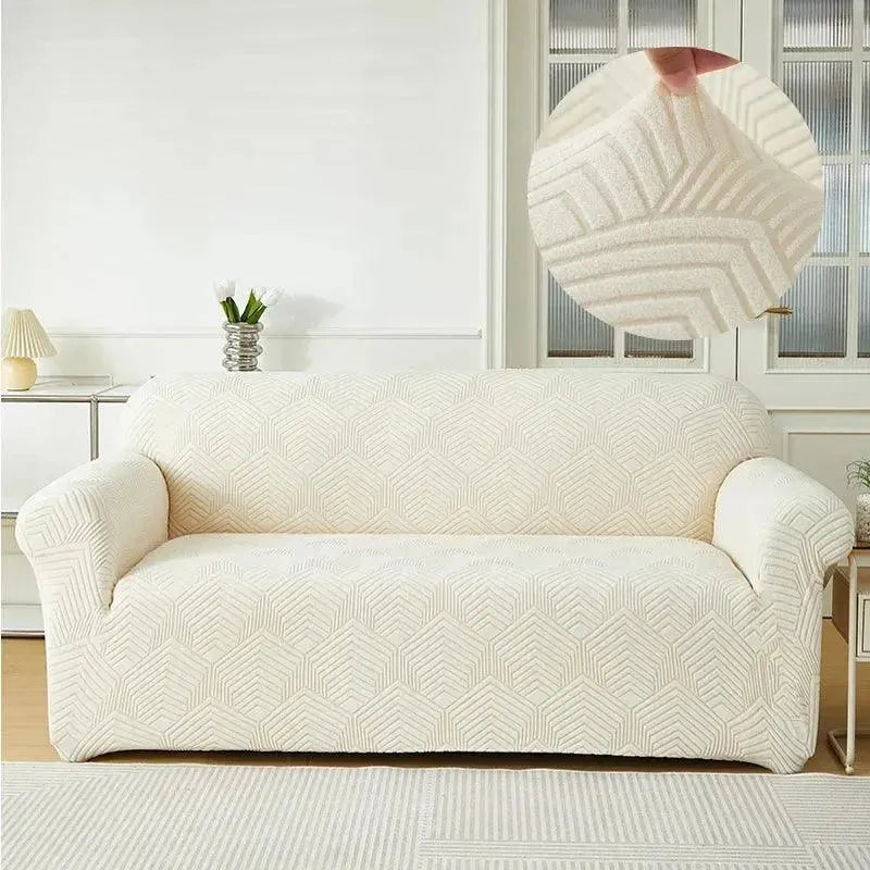 housse-de-canape-jacquard-creme – La Maison de la Housse