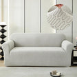 Housse de Canapé Jacquard Gris Clair - La Maison de la Housse®