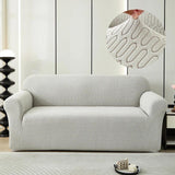 Housse de Canapé Jacquard Gris Clair - La Maison de la Housse®