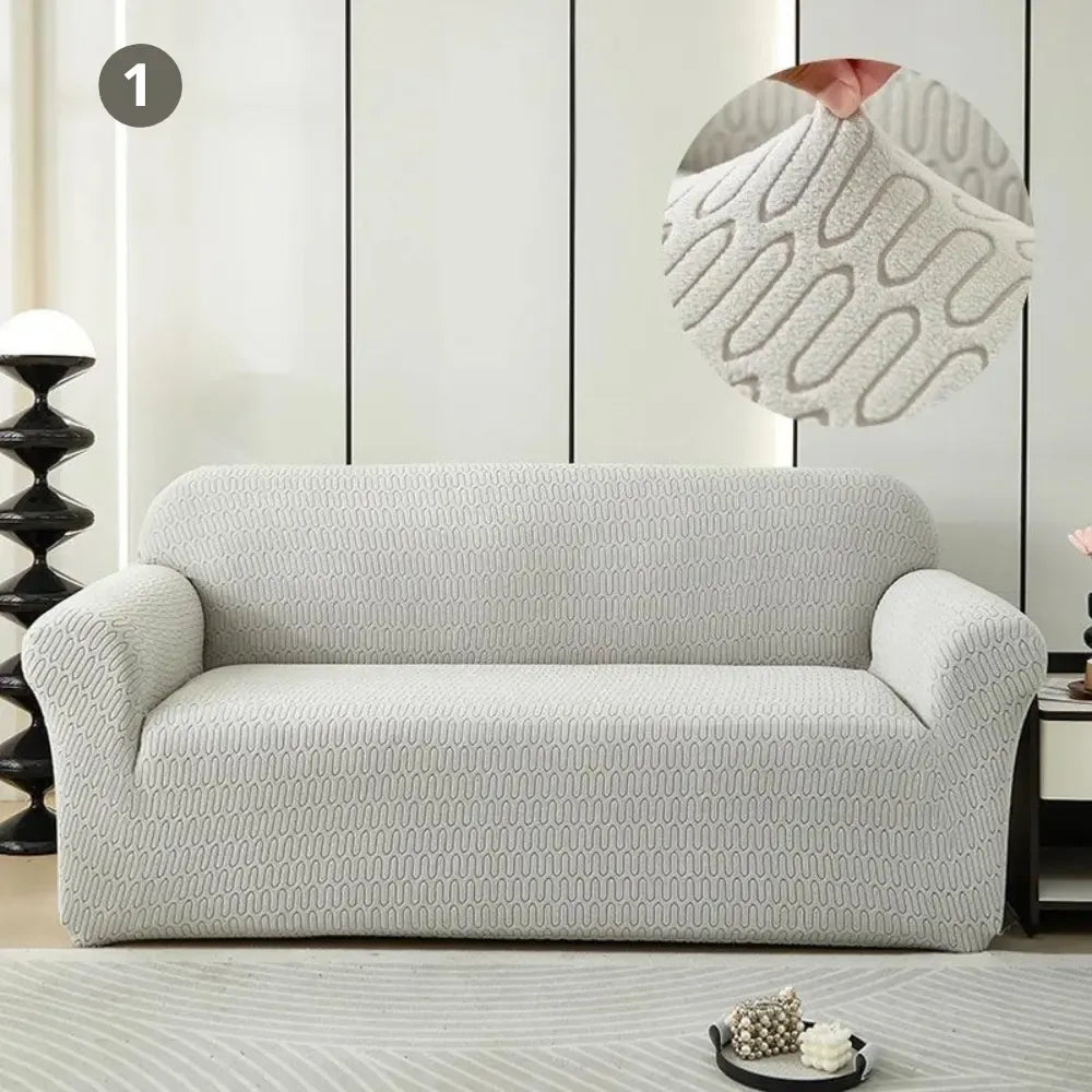 housse-de-canape-jacquard-gris-clair – La Maison de la Housse