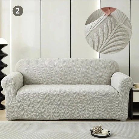 housse-de-canape-jacquard-gris-clair – La Maison de la Housse