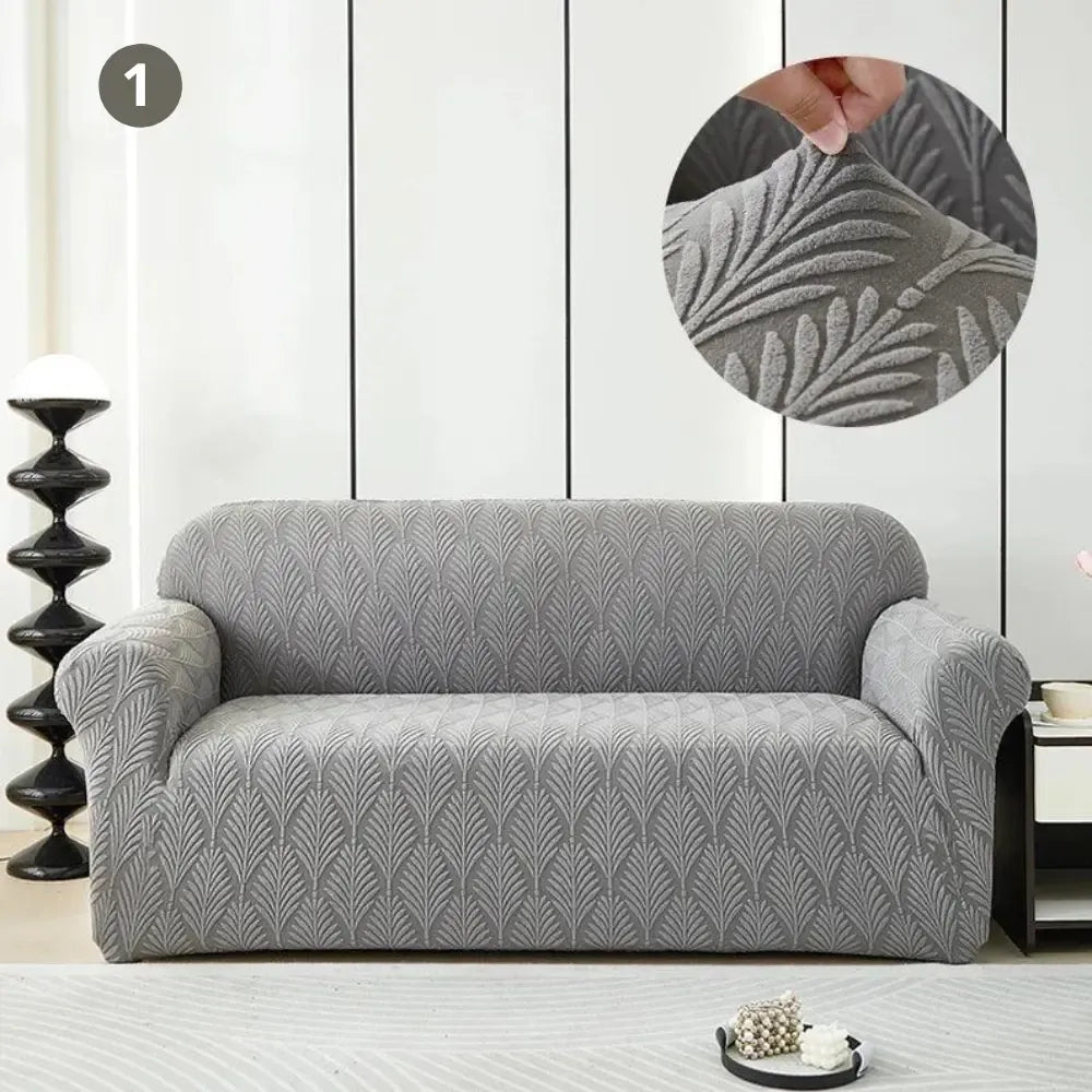 housse-de-canape-jacquard-gris – La Maison de la Housse