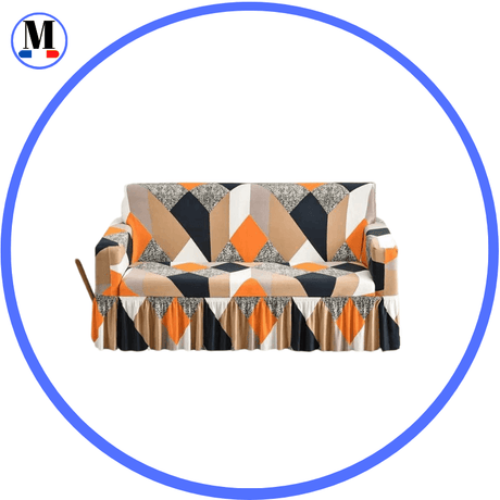 Housse de canapé - Jupe Hexagone - La Maison de la Housse®