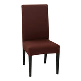 housse-de-chaise-classique-extensible-marron – La Maison de la Housse