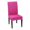 housse-de-chaise-classique-extensible-rose-rouge – La Maison de la Housse