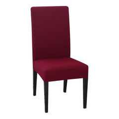 Housse De Chaise Classique Extensible - Rouge Vin