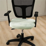 housse-de-chaise-vert-deau-de-bureau-style-velours – La Maison de la Housse