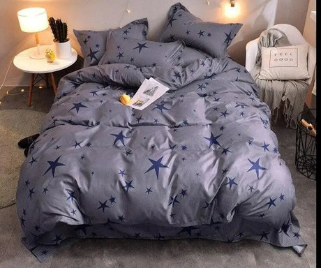 housse-de-couette-de-lit-etoile-polyester-coton – La Maison de la Housse