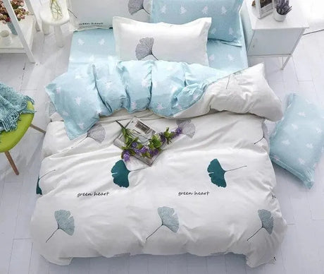 housse-de-couette-de-lit-feuille-polyester-coton – La Maison de la Housse