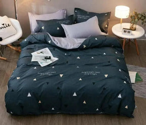housse-de-couette-de-lit-triangle-polyester-coton – La Maison de la Housse