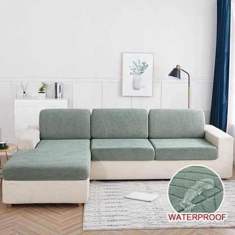 housse-de-coussin-dassise-pour-canape-motif-jacquard-velours-vert-deau – La Maison de la Housse