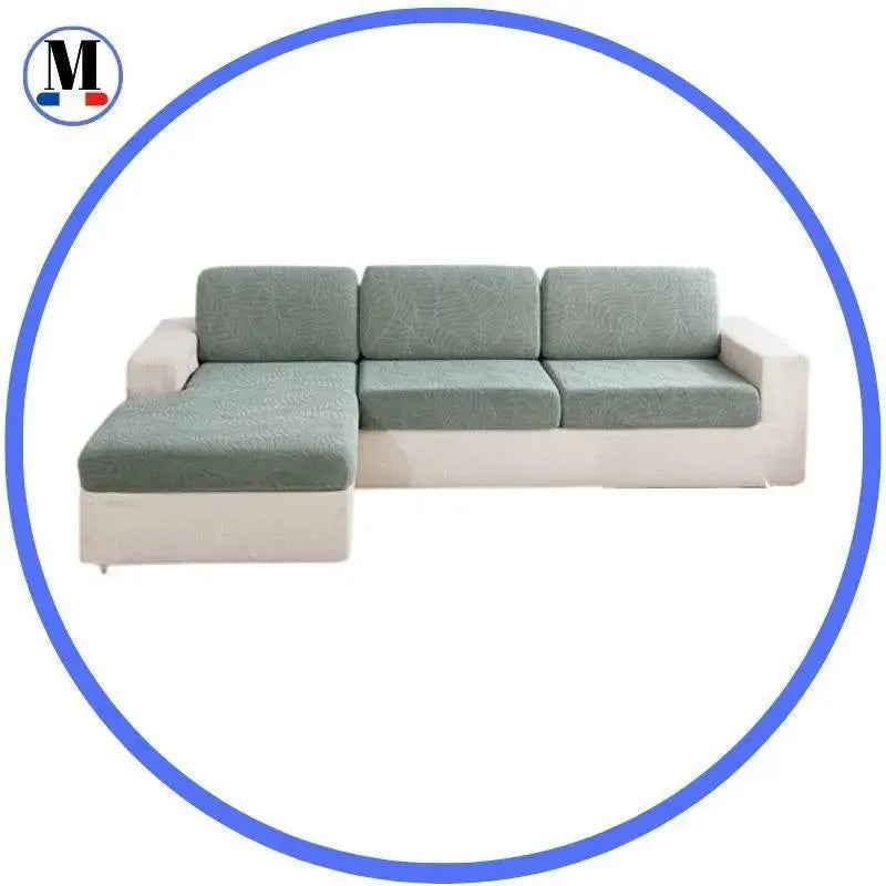 housse-de-coussin-dassise-pour-canape-motif-jacquard-velours-vert-deau – La Maison de la Housse