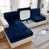 housse-de-coussin-de-siege-dassise-en-velours-bleu-marine-canape-fauteuil – La Maison de la Housse