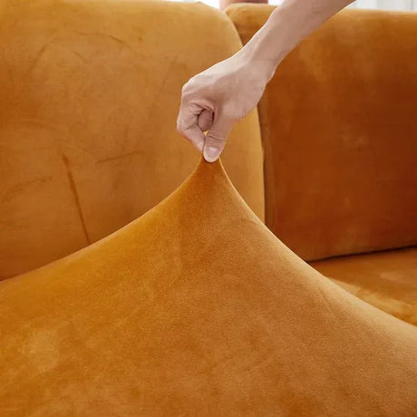 housse-de-coussin-de-siege-dassise-en-velours-orange-canape-fauteuil – La Maison de la Housse