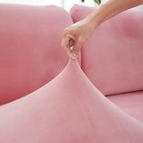 housse-de-coussin-de-siege-dassise-en-velours-rose-canape-fauteuil – La Maison de la Housse